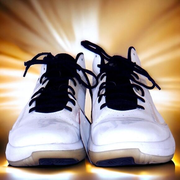 Jordan white black Flywire hi-top basketball sneakers  main image 4